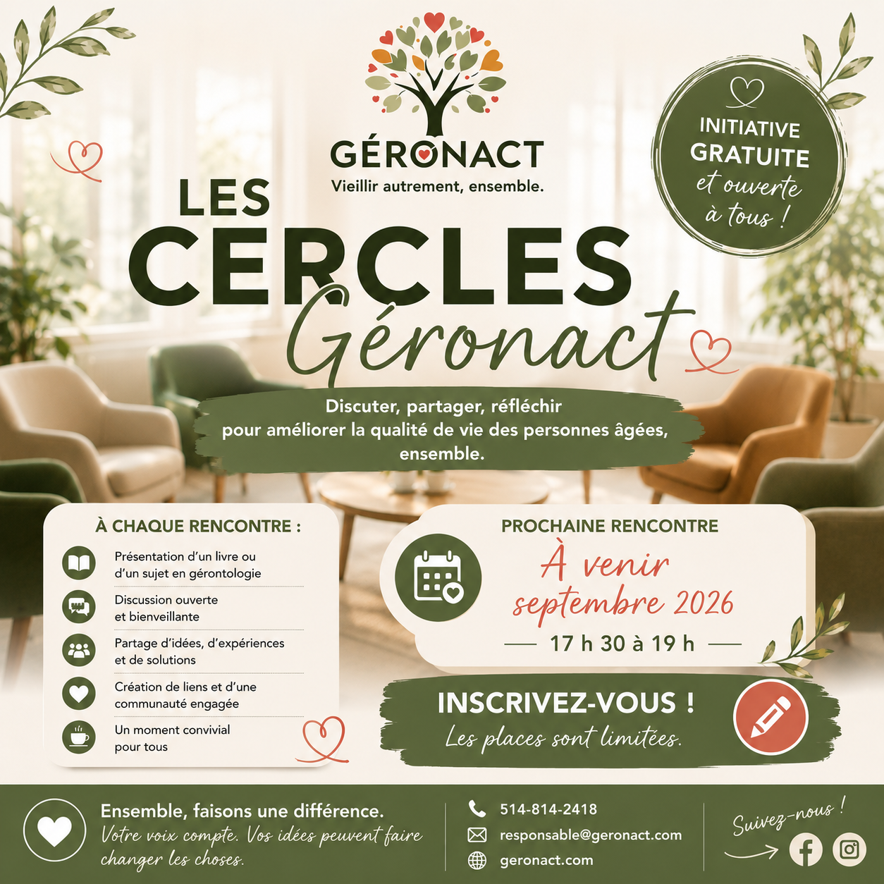 Cercle Géronact – Septembre 2026
