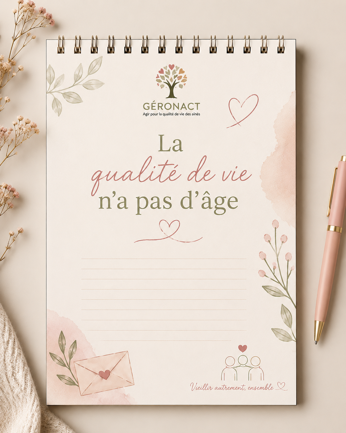 Block note - La qualité de vie n'a pas d'age
